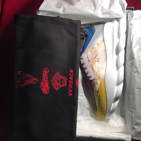 Versace chain reaction sneakers Baroque FW18/19 - Picture 4 of 8